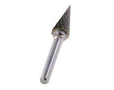 Fresa de carburo de 12 mm con forma de cono puntiagudo SKM