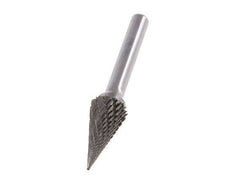 Fresa de carburo de 12 mm con forma de cono puntiagudo SKM