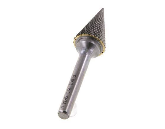 Fresa de metal duro SKM con forma de cono puntiagudo de 16 mm