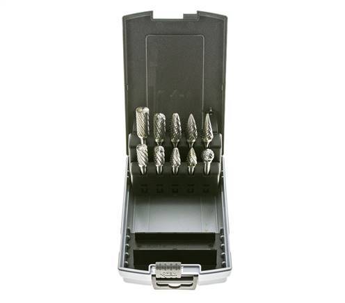 ZYA-S/WRC/KUD/RBF/SPG/SKM Juego de 10 fresas de metal duro de 10 y 12 mm
