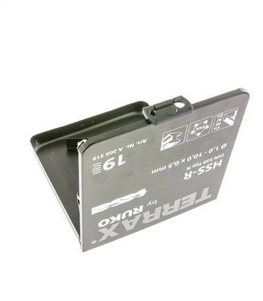 juego de brocas helicoidales de 19 piezas DIN 338 N HSS-R 1 - 10 mm