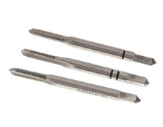 macho de rosca manual de 3 piezas M 3x0,50 Rosca estándar (DIN 352)