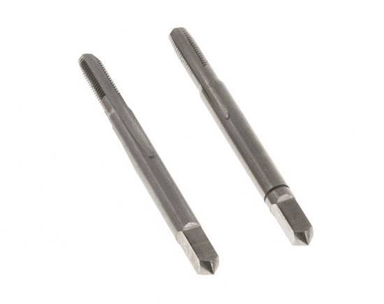 macho de rosca manual de 2 piezas M 4x0,50 de rosca fina (DIN 2181)