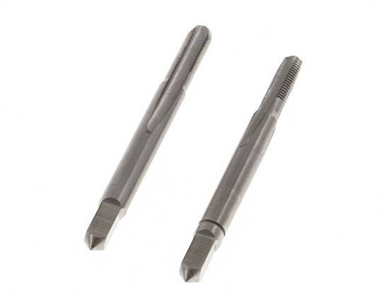 macho de rosca manual de 2 piezas M 4x0,50 de rosca fina (DIN 2181)