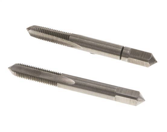macho de rosca manual de 2 piezas M 6x0,75 Rosca fina (DIN 2181)