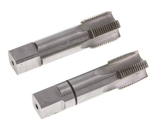 macho de rosca manual de 2 piezas M 22x1,50 Rosca fina (DIN 2181)