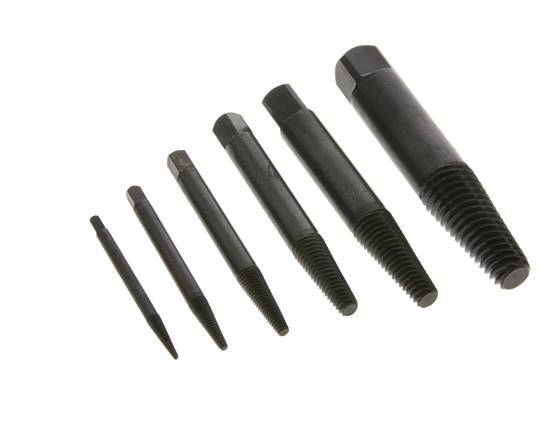 Extractor de tornillos Tamaño 1 - 6 (M 3 - M 24)