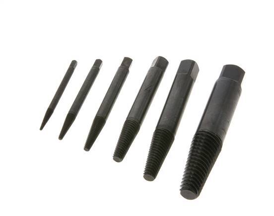 Extractor de tornillos Tamaño 1 - 6 (M 3 - M 24)