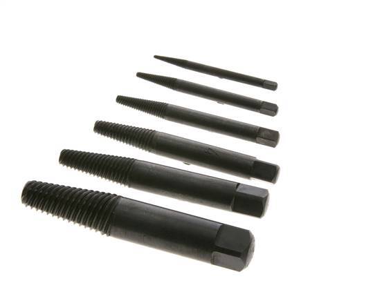 Extractor de tornillos Tamaño 1 - 6 (M 3 - M 24)
