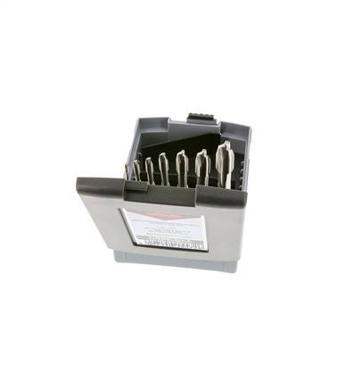 juego de 7 piezas para roscar a máquina M3-M12 HSS-E Throughway