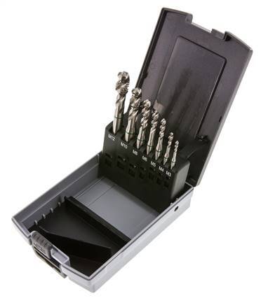 juego de 7 piezas para roscar M3-M12 HSS-E Blind Hole