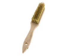 Cepillo de alambre manual de 5 filas de alambre de latón corrugado