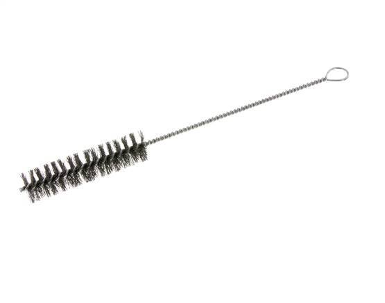Cepillo de tubo con ojal de 25 mm de alambre de acero corrugado