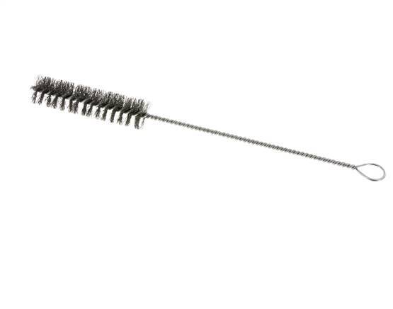 Cepillo de tubo con ojal de 25 mm de alambre de acero corrugado