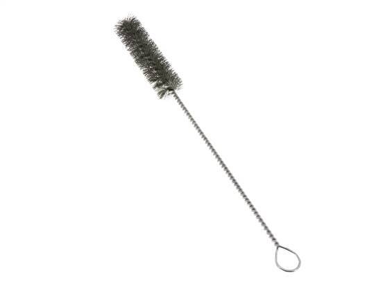 Cepillo de tubo con ojal de 25 mm de alambre de acero corrugado
