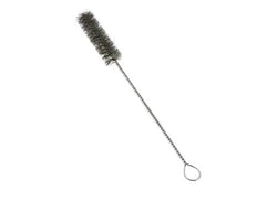 Cepillo de tubo con ojal de 25 mm de alambre de acero corrugado