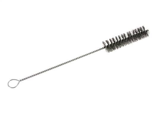 Cepillo de tubo con ojal de 25 mm de alambre de acero corrugado