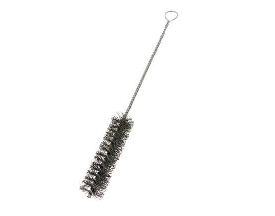 Cepillo de tubo con ojal de 25 mm de alambre de acero corrugado