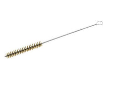 Cepillo de tubo con ojal de 15 mm de alambre de latón corrugado