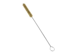 Cepillo de tubo con ojal de 15 mm de alambre de latón corrugado