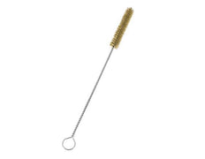 Cepillo de tubo con ojal de 15 mm de alambre de latón corrugado