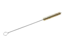 Cepillo de tubo con ojal de 15 mm de alambre de latón corrugado