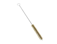 Cepillo de tubo con ojal de 15 mm de alambre de latón corrugado