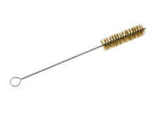 Cepillo de tubo con ojal de 25 mm de alambre de latón corrugado
