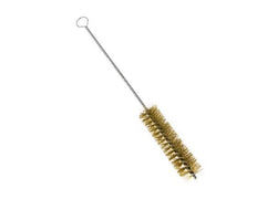 Cepillo de tubo con ojal de 25 mm de alambre de latón corrugado