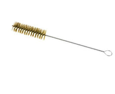 Cepillo de tubo con ojal de 30 mm de alambre de latón corrugado