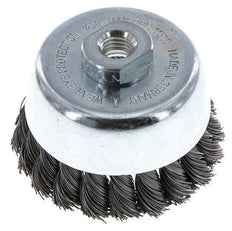 Cepillo de copa de 90 mm (M 14X2) Alambre de acero de 0,5 mm (20xtrenzado)