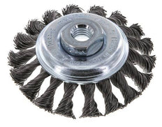 Cepillo biselado de alambre de acero trenzado 100X12 mm ( M14X2)