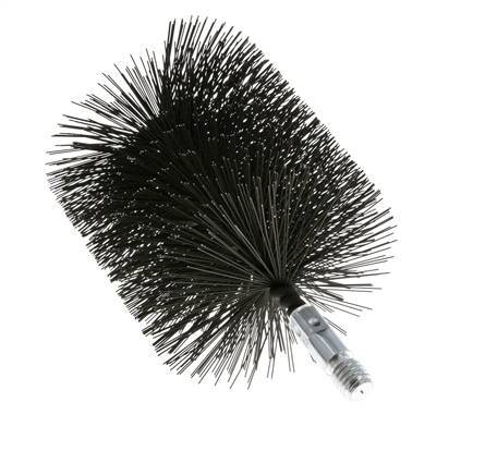 Cepillo para tubos de 100 mm de alambre de acero liso (0,50 mm)