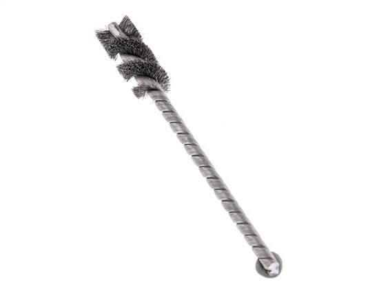 Cepillo cilíndrico 10 mm Eje de 3,8 mm Alambre de acero