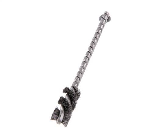 Cepillo cilíndrico 10 mm Eje de 3,8 mm Alambre de acero