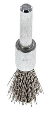 Cepillo de alambre 12 mm 6 mm Eje de alambre de acero inoxidable 0,3 mm ondulado