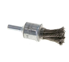 Cepillo de alambre 19 mm 6 mm Eje de alambre de acero inoxidable 0,35 mm 6xTrenzado