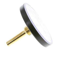 0 to +60°C Plastic Bimetallic Thermometer 100mm Cabinet 60mm Stem with Thermowell