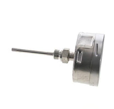 -40 to +40°C Petrochemical Stainless Steel Bimetallic Thermometer 100mm Cabinet 100mm Stem Rear