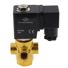 Válvula de solenoide TP-DC 1/4'' 3/2 vías DI latón EPDM 0-3.2bar 24V AC