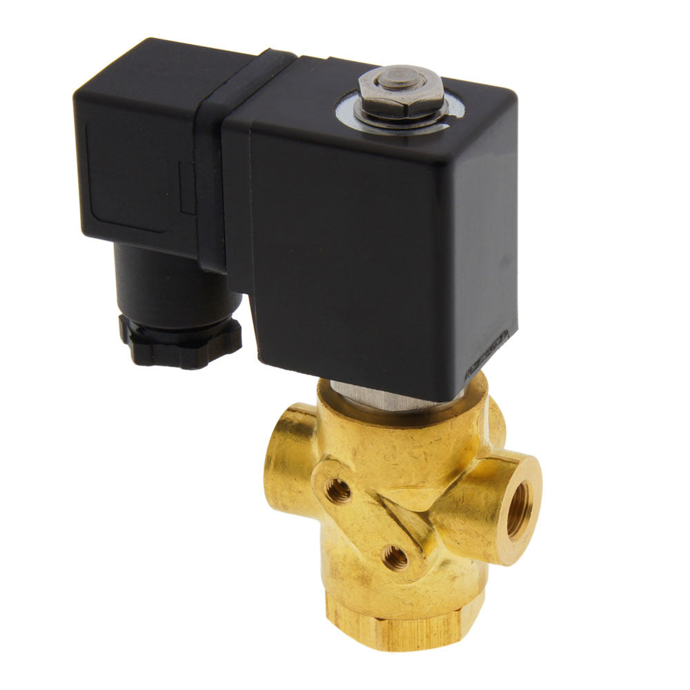 Electroválvula TP-DB 1/8'' 3/2 Vías NO Latón EPDM 0-11bar 230V AC