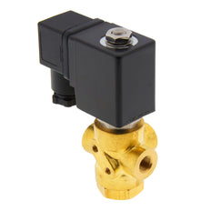 Electroválvula TP-DB 1/8'' 3/2 vías NO latón FKM 0-9bar 12V DC