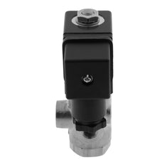 Válvula solenoide TP-DC 1/8'' 3/2 vías DI Acero inoxidable FKM 0-9bar 12V DC
