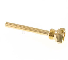 Termopozo de aleación de cobre G de 1/2 pulgada fijado con pernos para vástago de 100 mm máx. 160°C y 6 barras