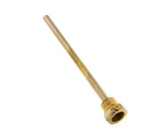 Termopozo de aleación de cobre G de 1/2 pulgada fijado con pernos para vástago de 200 mm máx. 160°C y 6 barras