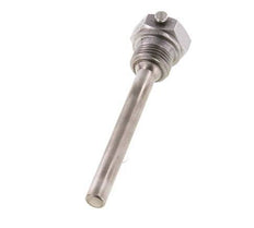 Termopozo de acero St35 G 1/2 pulgada para vástago de 100 mm Máx. 600°C y 25 barras