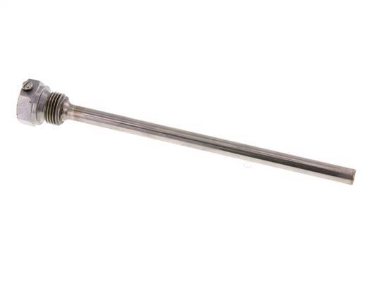 Termopozo de acero St35 G 1/2 pulgada para vástago de 200 mm máx. 600°C y 25 barras