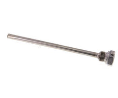 Termopozo de acero St35 G 1/2 pulgada para vástago de 200 mm máx. 600°C y 25 barras