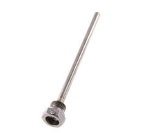 Termopozo de acero St35 G 1/2 pulgada para vástago de 200 mm máx. 600°C y 25 barras