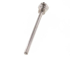 Termopozo de acero inoxidable G 1/2 pulg. fijado con pernos para vástago de 160 mm Máx. 600°C y 25 bares